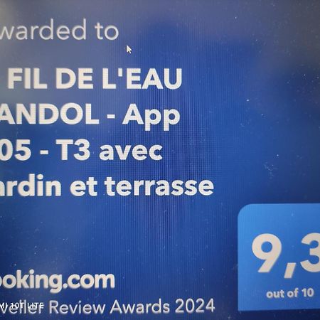 O Fil De L'Eau Bandol - App A05 - T3 Avec Jardin Et Terrasse Apartamento Exterior foto