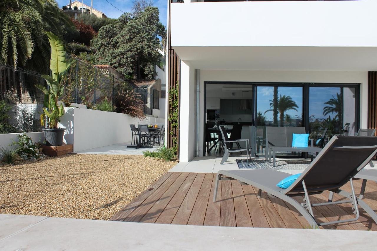 O Fil De L'Eau Bandol - App A05 - T3 Avec Jardin Et Terrasse Apartamento Exterior foto