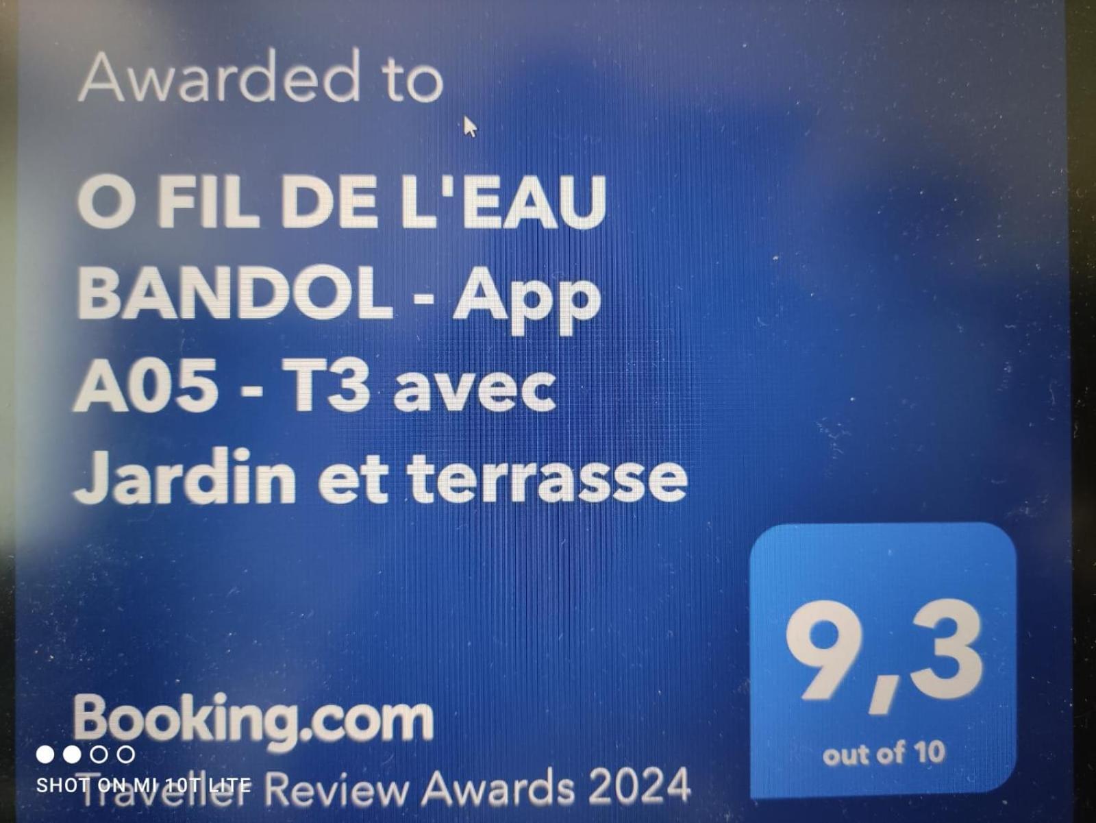 O Fil De L'Eau Bandol - App A05 - T3 Avec Jardin Et Terrasse Apartamento Exterior foto