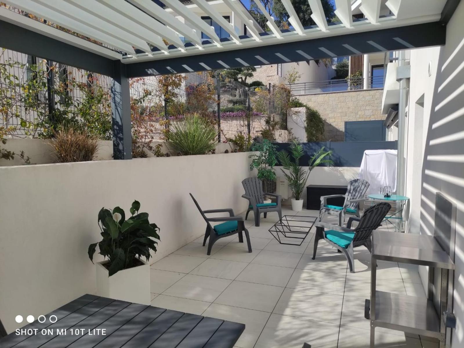 O Fil De L'Eau Bandol - App A05 - T3 Avec Jardin Et Terrasse Apartamento Exterior foto